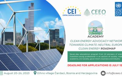 Summer Academy “CLEAN ENERGY ADVOCACY NETWORK TOWARDS CLIMATE-NEUTRAL EUROPE – CLEAN ENERGY ROADMAP”
